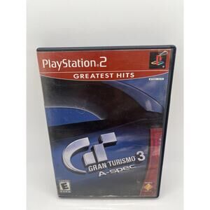 Sony PlayStation 2 PS2 CIB Complete TESTED Gran Turismo 3 A-SPEC GH